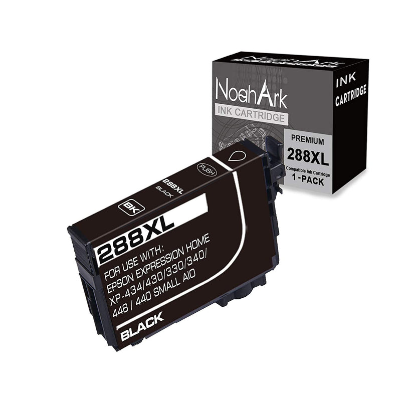 1 Pack 288Xl Remanufacture Ink Cartridges Replacement For Epson 288 Xl 288Xl T288Xl For Expression Home Xp 430 Xp 440 Xp 330 Xp 340 Xp 434 Xp 446 Printer 1 Black