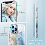 Compatible For Iphone 13 Pro Max Case With Screen Protector 13 Pro Max Phone Case Silicone Imd Glitter Marble Slim Cases Shockproof Heavy Duty Cover For Iphone 13 Pro Max 6 7 Case For Women Girls