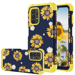 Fingic Samsung A12 Case Samsung A32 A13 Case Sunflower 3 In 1 Heavy Duty Hard Pc Soft Silicone Rugged Bumper Full Body Shockproof Protective Phone Case For Samsung Galaxy A12 5G A32 A13 5G Yellow