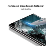 2 2Pack Galaxy S22 Screen Protector With Camera Lens Protector Ultrasonic Fingerprint Support Scratch Resistant Bubble Free 9H Hardness Tempered Glass Protector For Samsung Galaxy S22 5G 6 1
