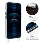 Caka Compatible With Iphone 13 Pro Max Clear Case Compatible With Iphone 13 Pro Max Case With Strap Crossbody Adjustable Neck Lanyard Case Phone Cover Designed For Iphone 13 Pro Max 6 7 Clear