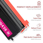 Compatible Toner Cartridge Replacement For Brother Tn 436 Tn436 High Yield Tn433 Tn 433 Tn431 For Brother Hl L8360Cdw Hl L8260Cdw Mfc L8900Cdw Hl L8360Cdwt Mfc