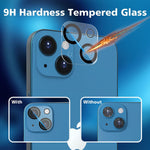 Imluckies 3 Pack Camera Lens Protector Compatible With Iphone 13 13 Mini Hd Clear Tempered Glass 9H Scratch Resistant Lens Cover Case Friendly Easy Installation Bubble Free