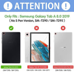 New Procase Galaxy Tab A 8 0 2019 Keyboard Case Sm T290 T295 Pu Leather Smart Cover With Magnetically Detachable Wireless Keyboard For Galaxy Tab A 8 0