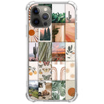Earth And Boho Wall Collage Case Compatible With Iphone 13 Pro Max Earth And Boho Wall Collage Pattern Slim Shockproof Tpu Bumper Protective Cover Case For Iphone 13 Pro Max