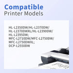 Compatible Toner Cartridge Replacement For Brother Tn760 Tn 760 Tn730 For Hl 2350Dw Mfc L2710Dw Dcp L2550Dw Mfc L2750Dw Hl L2395Dw Hl L2370Dw Hl L2390Dw Printer