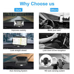 Phone Mount For Car Dashboard 360 Free Rotation Car Phone Holder Mount Auto Clamp Cell Phone Holder Car Dashboard Nano Silicone Pad Super Suction Stable Anti Shake Stabilizer Car Mount For Phone