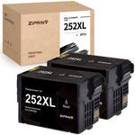 Ink Cartridge Replacement For Epson 252Xl 252 Ink For Epson Workforce Wf 7720 Wf 7710 Wf 3640 Wf 3630 Wf 3620 Wf 7620 Wf 7610 Wf 7110 Printer 252Xl Black 2 Pa