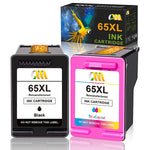 Ink Cartridge Replacement For Hp 65Xl 65 Xl Ink For Hp Envy 5055 5052 5058 Deskjet 3752 3755 3758 3720 3722 2655 2652 2624 Amp 100 Series Printer 1 Black 1 Tr