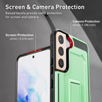 Bwy For Samsung S22 Plus Case Military Grade Shockproof Protective Rugged Case With Screen Protector For Samsung Galaxy S22 Plus 5G 6 6 Phone Durable Kickstand Green