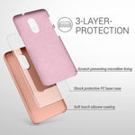 Kwmobile Tpu Silicone Case Compatible With Oneplus 6T Case Slim Phone Cover With Soft Finish Grapefruit Pink