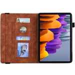 New Galaxy Tab S8 Plus S7 Fe S7 Plus 12 4 Inch Case 2022 2021 2020 Premium Pu Leather Folio Stand Cover With Card Slot Pen Holder Multi Angle Viewing For