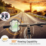 Bike Motorcycle Phone Mount Detachable 360 Rotation Holder Universal Phone Holder For Bike Motorcycle Compatible With I Phone 7 8 X 11 Pro Plus Galaxy Google Pixel Nubia Lg