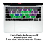 English Silicone Avid Pro Tools Shortcuts Hotkey Keyboard Cover Skin For Macbook Pro With Touch Bar 13 Inch 15 Inchmodel A2159 A1989 A1990 A1706 A1707 2019 2016 Usa Layout Protective Skin