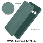 Kswous Case Compatible With Google Pixel 6 Pro Cover Liquid Silicone Slim Soft Tpu Fit Drop Protection Anti Scratch Shockproof Microfiber Lining Full Body Protective Phone Case Green