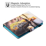 Universal Case For 7 5 8 5 Inch Tablet Pu Leather Card Slot Stand Case For Ipad Mini 1 2 3 4 5 Galaxy Tab 8 0 Kindle Fire Hd8 Huawei 8 0 Lenovo 8 0 Android 8 0 Inch Tablet Cat Tiger