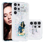 Lemaxelers Compatible With Samsung Galaxy S22 Ultra Case Bling Glitter Liquid Shiny Quicksand Clear Soft Tpu Silicone Shockproof Protection Cover For Samsung Galaxy S22 Ultra 5G Happy Dog Ls Xy