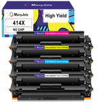 414X W2020X Compatible Toner Cartridge Replacement For Hp 414A W2020A 414X W2020X Work With Hp M479Fdw M479Fdn M454Dw M454Dn M479 M454 M479Dw Printer 4 Pack No