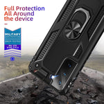 Case For Samsung Galaxy S21 Fe 5G Case Anti Slip Heavy Duty Military Grade Drop Protection Shockproof Bumper Rugged Cover For Samsung S21 Fe 5G Case With Magnetic Ring Kickstand S21 Fe Phone Case