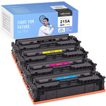 No Chip Compatible Toner Cartridge Replacement For Hp 215A W2310A W2311A W2312A W2313A Color Laserjet Pro Mfp M182Nw M183Fw M155 M182 Printer Black Cyan Magent
