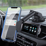 Suuson Phone Holder For Car 3In1 Long Arm Car Phone Holder Mount Suitable For Car Dashboard Windshield Vent Car Adjustable Phone Holder Compatible With All Smart Phones And Cars