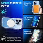 Facbiny Magnetic Case Designed For Iphone 13 Pro Compatible With Magsafe Non Yellowing Slim Fit Shockproof Phone Case For Iphone 13 Pro 6 1 Inch Matte Clear