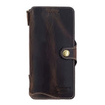 Yogurt Case For Samsung Galaxy S21 Ultra 5G Genuine Leather Wallet Cover For Samsung S21 Ultra Handmade Oil Leather