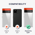 Kwmobile Case Compatible With Google Pixel 6 Pro Clear Case Soft Slim Flexible Protective Tpu Phone Cover Transparent