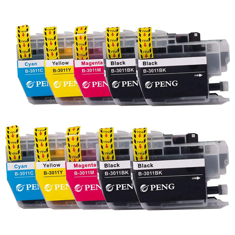 Lc3011Bk Lc3011C Lc3011M Lc3011Y Compatible Ink Cartridges Replacement For Brother Mfc J491Dw Brother Mfc J497Dw Brother Mfc J690Dw Brother Mfc J895Dw Printer 1