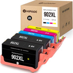 Ink Cartridge Replacement For Hp 902Xl 902 Xl Ink Cartridges Combo Pack Printer Ink 2 Black 1Cyan Magenta Yellow 5 Pack