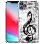 Case For Iphone 13 Pro Muqr Gel Silicone Slim Drop Proof Heavy Duty Protection Cover Compatible With Iphone 13 Pro Music Note Vintage Design Pattern
