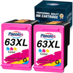 Ink Cartridge Replacement For Hp 63Xl 63 Xl For Hp Envy 4520 4512 4516 Officejet 4650 5212 5255 3830 5258 4655 Deskjet 1112 2130 3630 3632 Printer 2 Packs By