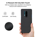 Pitaka Magnetic Phone Case For Oneplus 8 Pro Minimalist Magez Case 100 Aramid Fiber Real Aero Crafts Material 3D Grip Scratch Free Durable Perfectly Fit Cover Black Greytwill