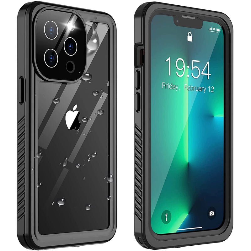 Kohini For Iphone 13 Pro Max Case Waterproof Built In Screen Protector Full Body Underwater Clear Cover Shockproof Waterproof Case For Iphone 13 Pro Max 6 7