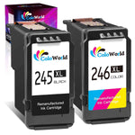 Ink Cartridge Replacement For Canon Pg 245Xl Cl 246Xl Pg 243 Cl 244 For Pixma Mx492 Mx490 Tr4520 Mg2522 Mg2922 Mg2520 Mg2920 Mg3022 Ip2820 Ts202 Printer 1 Blac