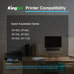 Ink Cartridge Replacement For Epson 410 Xl 410Xl 410 Xl T410Xl For Expression Xp 630 Xp 7100 Xp 830 Xp 640 Xp 530 Printers 2Black Cyan Magenta Yellow 5 Pack