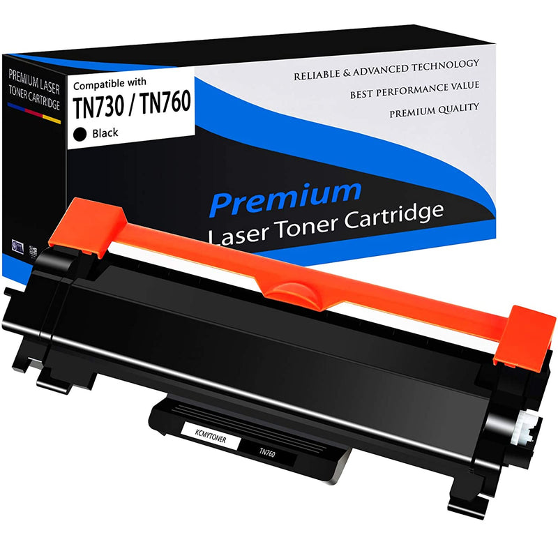 Compatible Toner Cartridge Replacement For Brother Tn760 Tn730 Tn 760 To Use With Mfc L2710Dw Hl L2350Dw Hl L2390Dw Dcp L2550Dw Mfc L2750Dw Printer Black 1 Pack