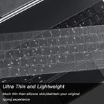 Ultra Thin Magic Keyboard Cover Skin For 2021 2020 Ipad Pro 12 9 Inch Magic Keyboard4Th 5Th Generation Model Mxqu2Ll A Mjqk3Ll A Ipad Pro 12 9 Keyboard Protector Accessories