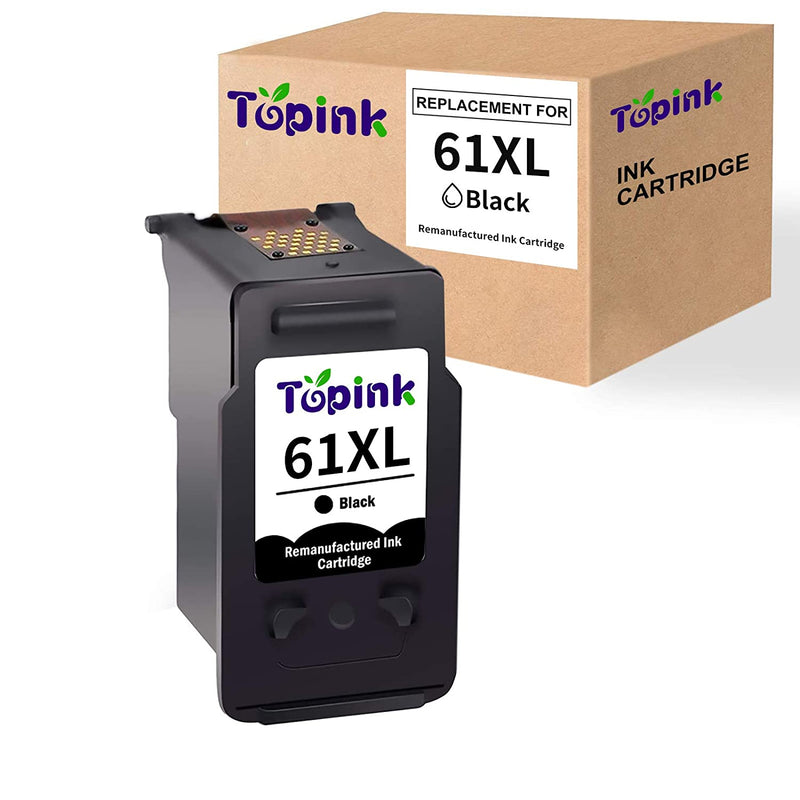 Topink Ink Cartridges Replacement For Hp 61Xl 61 Xl Upgraded Chip To Use With Envy 4500 4502 5530 Deskjet 2512 1512 2542 2540 2544 3000 3052A 1055 3051A 2548 Pr
