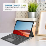 New Procase Surface Pro X Case Ultra Slim Light Smart Cover Stand Hard Shell For Microsoft Surface Pro X 13 2019 Release Compatible With Surface Pro X