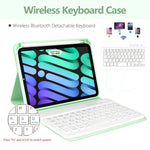 New Ipad Mini 6 Keyboard Case 2021 Wireless Magnetic Detachable Keyboard Thin Slim Smart Folio Stand Tablet Cover Case With Pencil Holder For 8 3 Ipad M