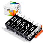 Compatible 225 Pgbk Black Ink Cartridges Replacement For Canon Pgi225 Pgi 225Pgbk Work With Pixma Ip4820 Ip4920 Ix6520 Mg6120 Mg8120 Mg8220 Mx882 Mx892 Mg8120B