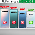 New For Samsung Galaxy S10E Case With 2 Pack Tempered Glass S