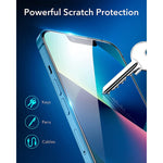 Esr Armorite Screen Protector Compatible With Iphone 13 Mini With Easy Installation Frame 110 Lb Of Force Resistance Ultra Tough Tempered Glass Screen Protector 2 Pack