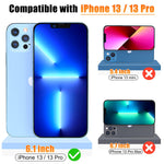 2 Pack Uniqueme Compatible With Iphone 13 Iphone 13 Pro 6 1 Inch Privacy Screen Protector Tempered Glass Anti Spy Easy Installation Frame Hd Clear Anti Scratch Bubble Free Clear