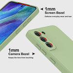 Lekevo Compatible With Samsung Galaxy S21 Fe 5G Case Smooth Soft Liquid Silicone Case Gel Rubber Shockproof Full Body Protective Phone Cover For Samsung S21 Fe Matcha Green