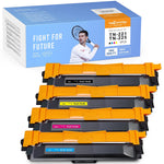 Compatible Toner Cartridge Replacement For Brother Tn221 Tn225 Tn 221 For Hl 3140Cw Hl 3170Cdw Hl 3180 Mfc 9130Cw Mfc 9330Cdw Printerblack Cyan Magenta Yell