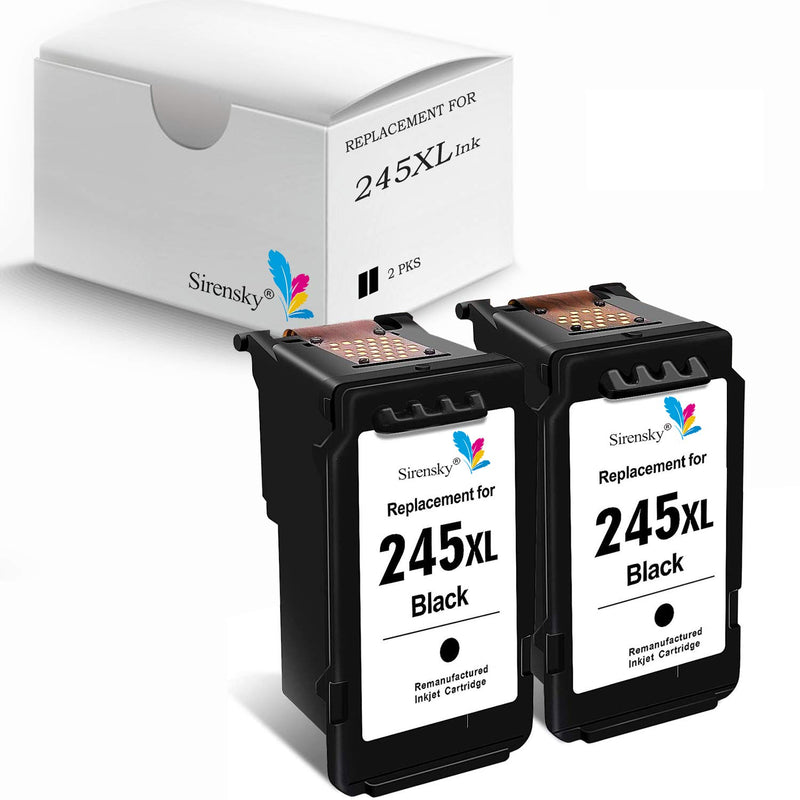 245 Xl Ink Cartridge Replacement For Canon Pg 245Xl High Yield Used For Mx492 Ts3120 Mg2522 Mx490 Mg2920 Mg2922 Mg2520 Mg3020 Ts302 Printer Black 2Pk