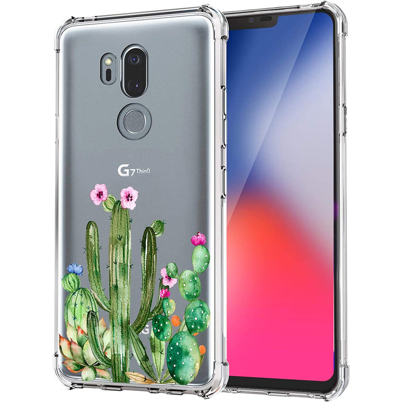 LG G7 ThinQ Bumper Protective Floral Cell Phone Back Cover