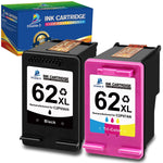 62Xl Ink Cartridge Combo Pack Replacement For Hp 62Xl 62 Xl For Envy 5540 5640 5660 7644 7645 Officejet 5740 8040 Officejet 200 250 Series Printer 1 Black 1 T